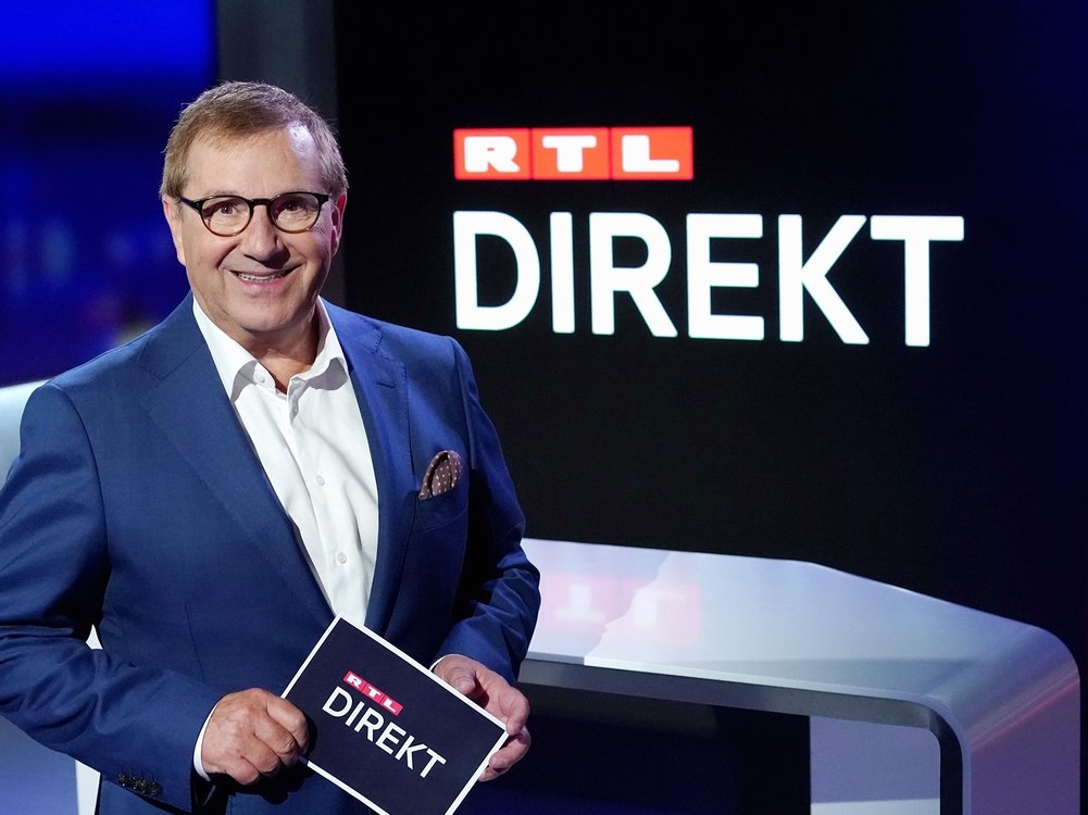 Jan Hofer moderiert "RTL Direkt".