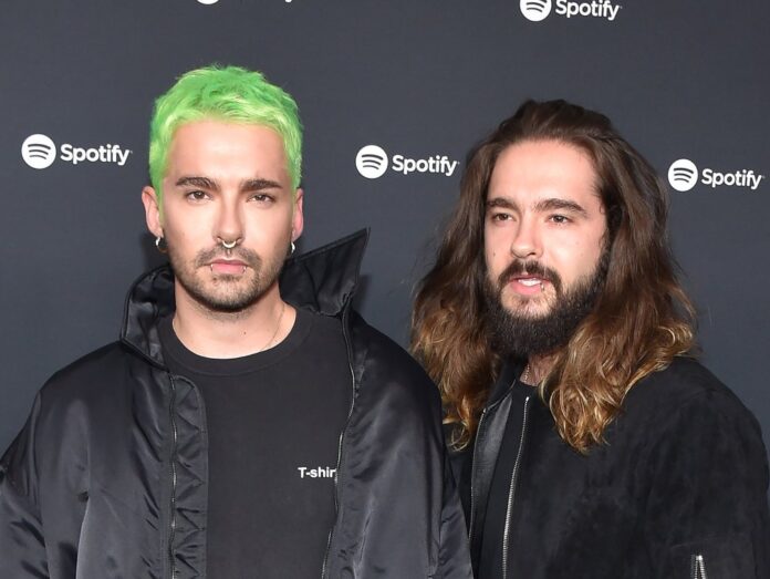 Bill und Tom Kaulitz (v.l.) auf einer Veranstaltung von Spotify im vergangenen Jahr.