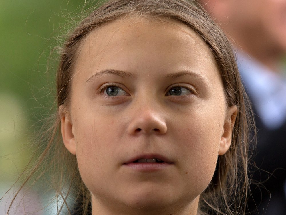 Greta Thunberg bei einem Auftritt in Washington.
