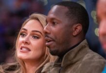 Gebannt fieberten Adele und ihr Freund Rich Paul bei einem NBA-Spiel der Los Angeles Lakers mit.
