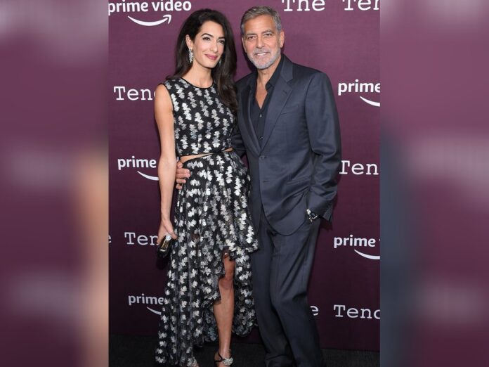 Amal und George Clooney besuchten am Sonntag die Premiere von 