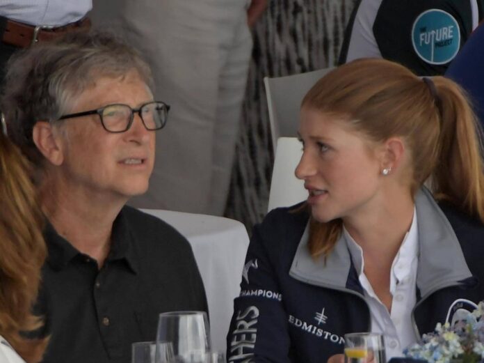 Bill Gates und seine Tochter Jennifer 2019.