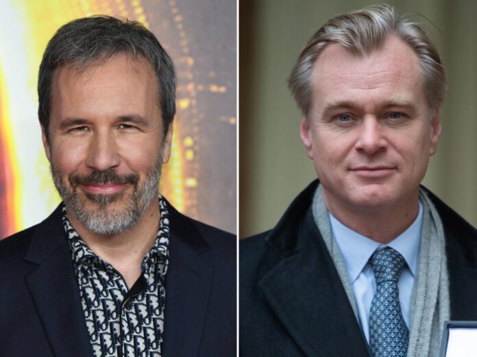 Denis Villeneuve (l.) bekommt Kollegenlob von Christopher Nolan.