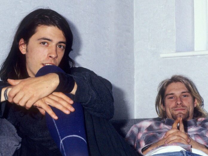 Dave Grohl (l.) und Kurt Cobain zu Nirvana-Zeiten