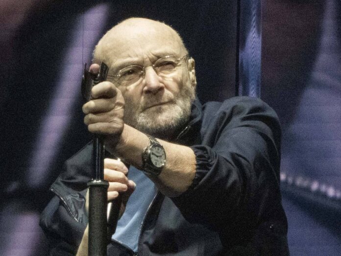Phil Collins beim Auftaktkonzert der aktuellen Genesis-Tour im englischen Birmingham.