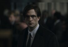 Robert Pattinson in "The Batman".