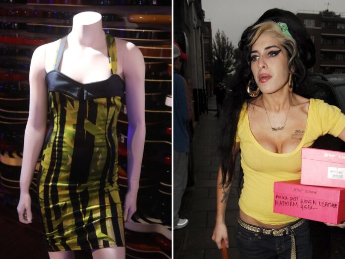 Dieses Kleid trug Amy Winehouse während ihres letzten Konzerts in Belgrad.