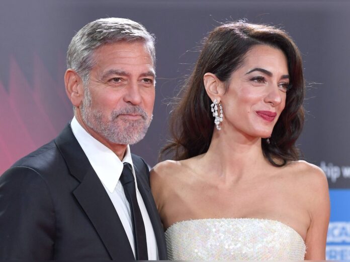 George Clooney und seine Frau und doppelte Kindsmutter Amal Clooney.