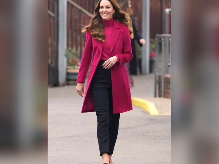 Herzogin Kate setzt bei ihren Outfits gern farbenfrohe Akzente.