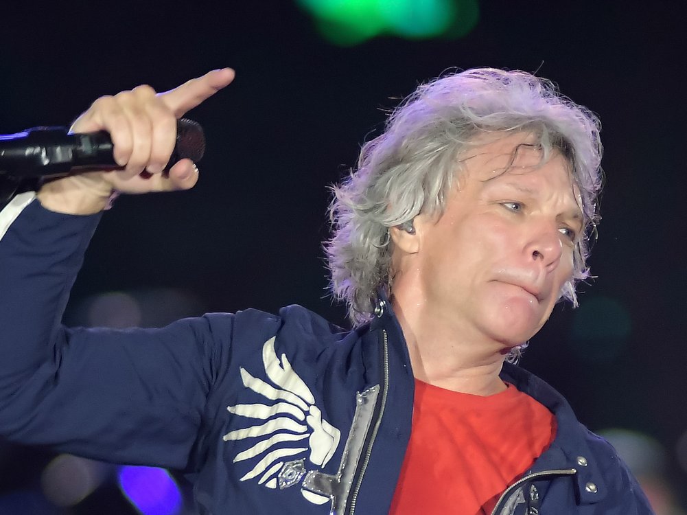 Jon Bon Jovi bei einem Auftritt in Rio.