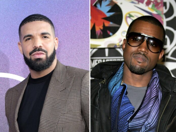 Drake (l.) und Kanye West machen gemeinsame Sache.