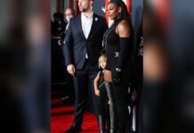 Alexis Ohanian (li.) und Serena Williams mit Tochter Alexis Olympia in Los Angeles.