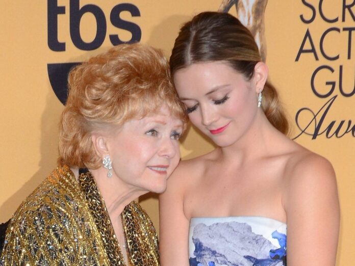 Debbie Reynolds (l.) und ihre Enkelin Billie Lourd.