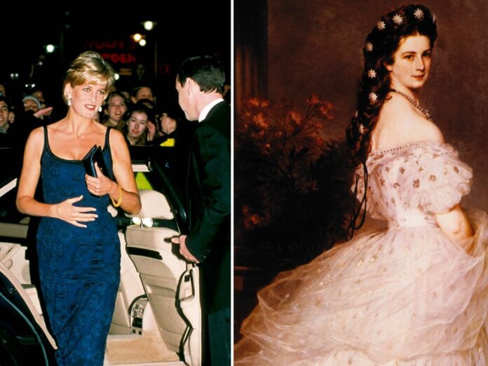 Prinzessin Diana (l.) und Kaiserin Elisabeth wurden nach ihrem Tod schnell zum Mythos.