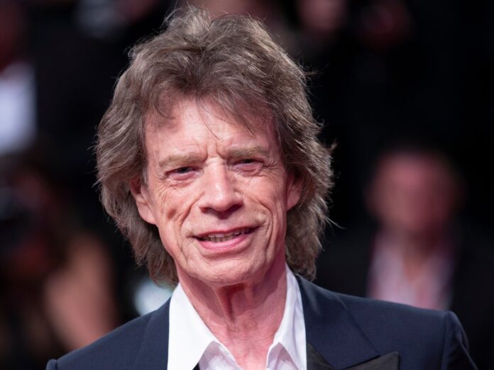 Mick Jagger bei einem Auftritt auf dem roten Teppich.