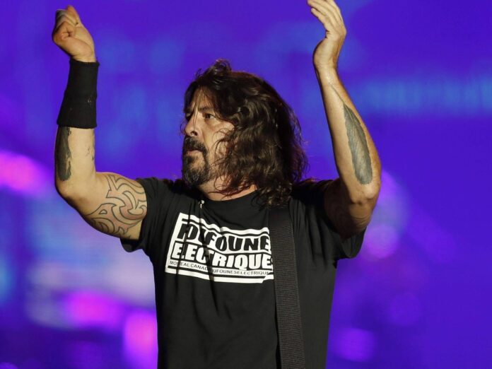 Dave Grohl bei einem Auftritt mit den Foo Fighters.