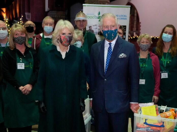 Prinz Charles und Herzogin Camilla bei der Londoner Tafel.