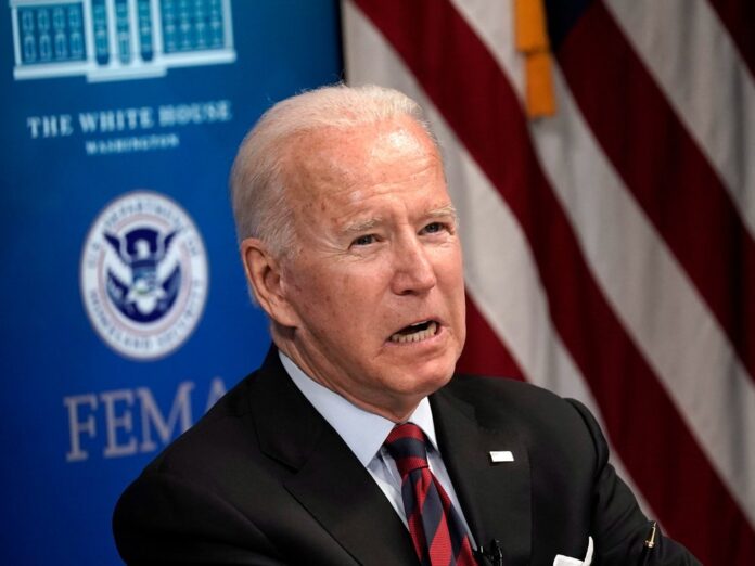 Joe Biden hat bei einer Pressekonferenz versehentlich zu viel preisgegeben.