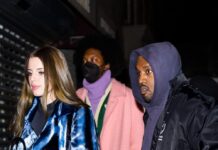 Kanye West und Julia Fox Anfang Januar 2022 in New York.
