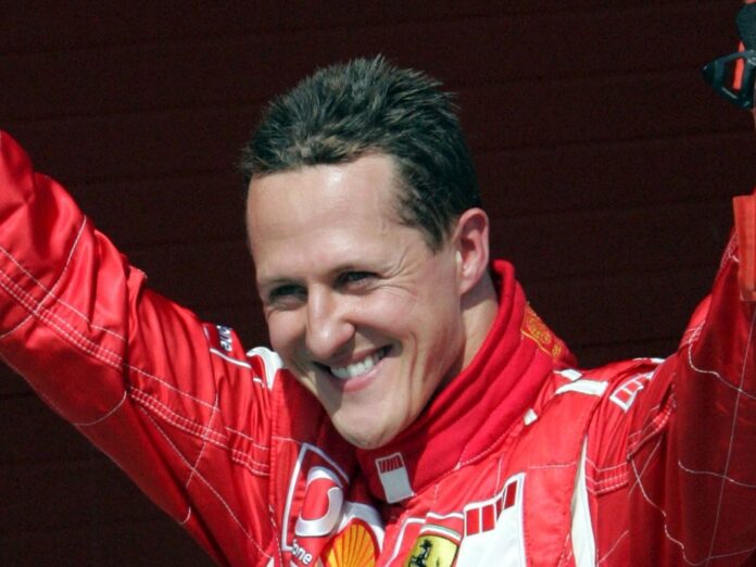 Michael Schumacher während seiner Zeit bei Ferrari.