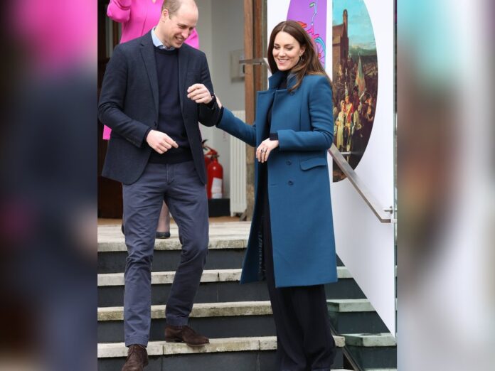 Prinz William und Herzogin Kate bei ihrem ersten Termin 2022 in London.