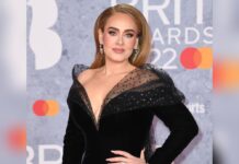 Adeles Glamour-Outfit bei den Brit Awards.