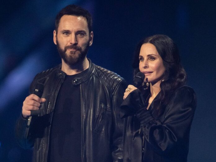 Courteney Cox und ihr Freund Johnny McDaid waren gemeinsam bei den Brit Awards.