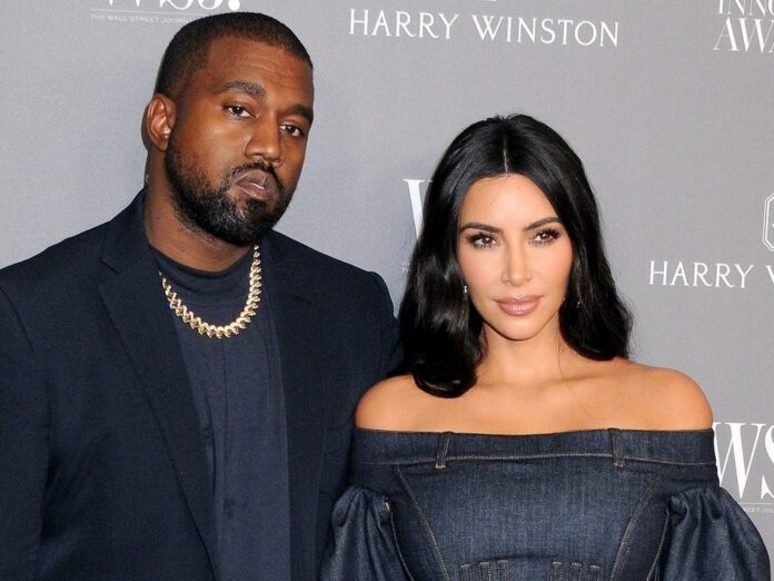 Kanye West und Kim Kardashian in glücklicheren Zeiten.