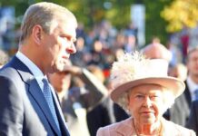 Queen Elizabeth II. und ihr Sohn Prinz Andrew.