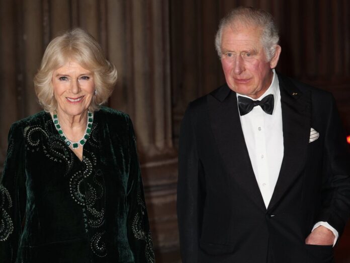 Herzogin Camilla und Prinz Charles bei ihrem gemeinsamen Auftritt in London.
