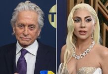Michael Douglas und Lady Gaga unterstützen Ukraine bei den SAG Awards.