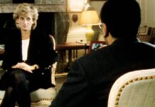 Prinzessin Diana 1995 bei dem BBC-Interview mit Martin Bashir.