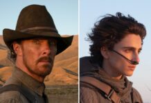 Vergangenheit trifft Zukunft: Benedict Cumberbatch in "The Power of the Dog" (li.) und Timothée Chalamet in "Dune".