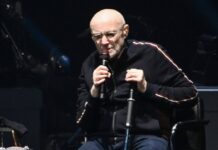 Phil Collins von Genesis während eines Auftritts in Hannover vor wenigen Wochen.