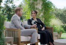 Prinz Harry und Herzogin Meghan vor rund einem Jahr beim Oprah-Interview.