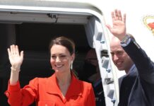Prinz William und Herzogin Kate vor ihrem Flug nach Jamaika.