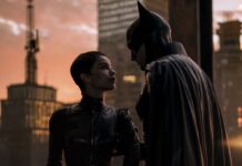 Zoë Kravitz als Catwoman und Robert Pattinson als titelgebender Comic-Held in "The Batman".