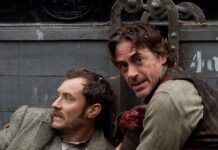 Jude Law und Robert Downey Jr. (r.) im Film "Sherlock Holmes: Spiel im Schatten".