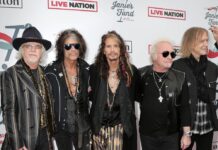 Aerosmith-Sänger Steven Tyler (Mitte) ist rückfällig geworden.