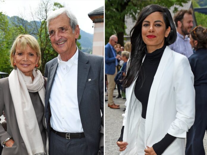 Uschi Glas (li.) mit ihrem Ehemann Dieter Hermann und Collien Ulmen-Fernandes (re.) bei der Eröffnung der Oberammergauer Passionsspiele.