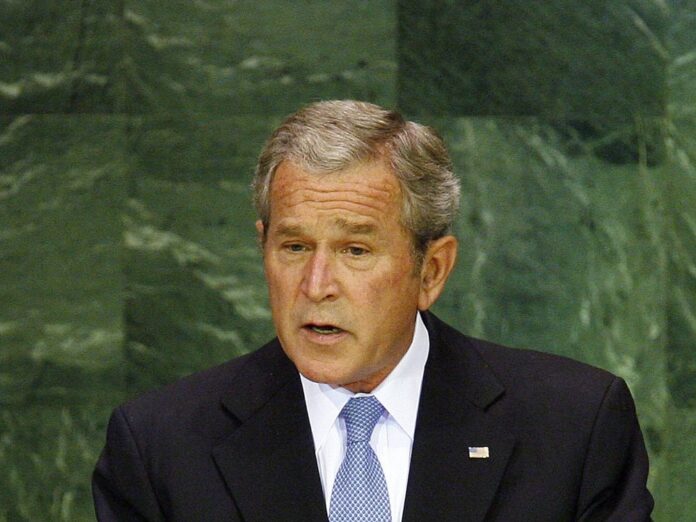 George W. Bush war von 2001 bis 2009 der Präsident der Vereinigten Staaten von Amerika.