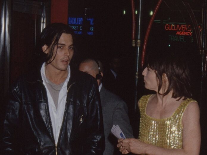 Johnny Depp und Ellen Barkin in den 1990er Jahren.