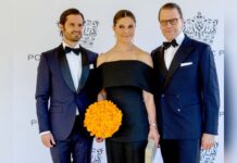 Gemeinsam mit ihrem jüngeren Bruder Prinz Carl Philip (l.) und ihrem Ehemann Prinz Daniel nahm Kronprinzessin Victoria an der Verleihung des "Polar Music Prize" teil.