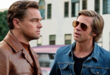 Leonardo DiCaprio alias Rick Dalton (l.) und Brad Pitt alias Cliff Booth.