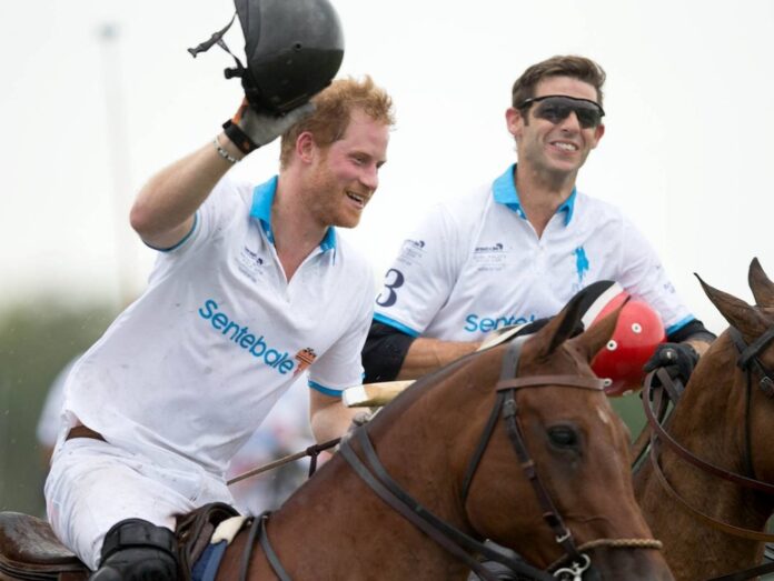 Prinz Harry (li.) spielt leidenschaftlich gerne Polo - sogar so gerne