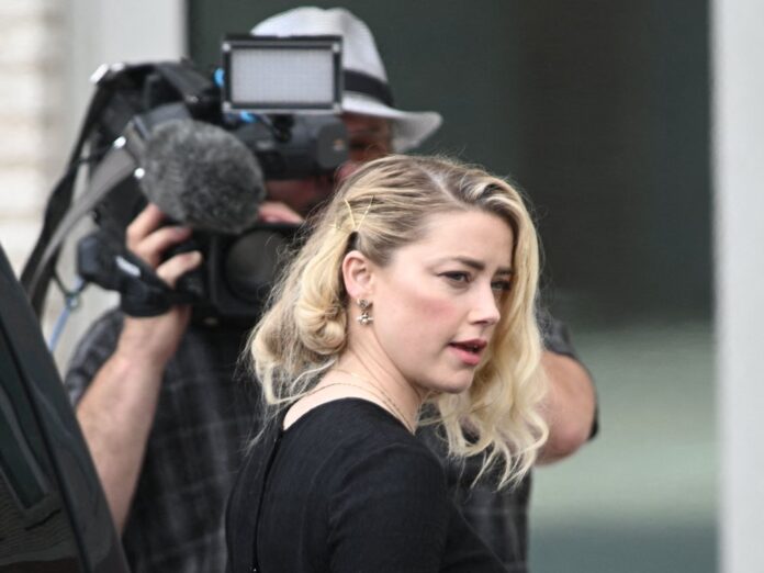 Amber Heard kurz vor der Urteilsverkündung im Verleumdungsprozess gegen Johnny Depp.