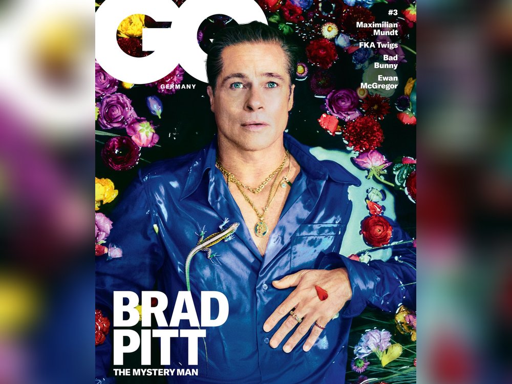Das Cover der "GQ" mit Brad Pitt.