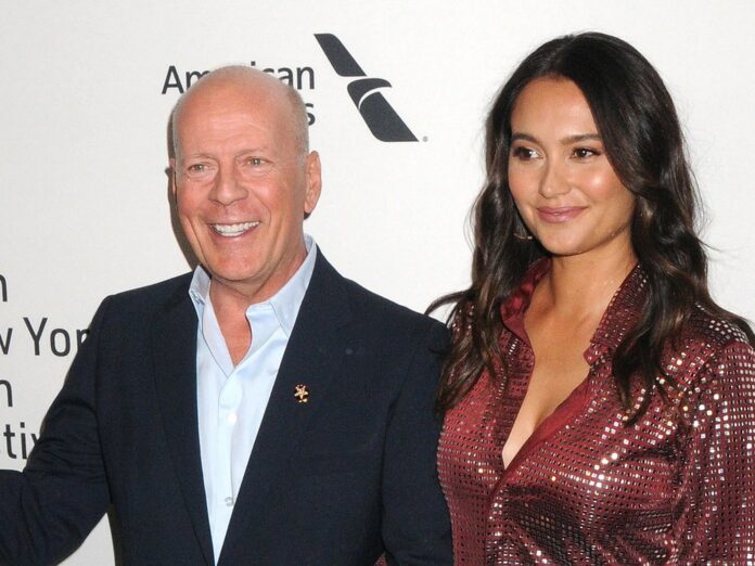 Bruce Willis mit seiner Ehefrau Emma im Jahr 2019 in New York.