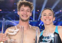 Moritz Hans und Stefanie Edelmann schnappten sich im Synchronspringen den Sieg beim "RTL Turmspringen".
