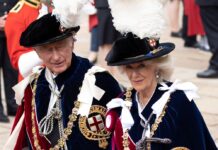 Prinz Charles und Herzogin Camilla am Garter Day 2022.
